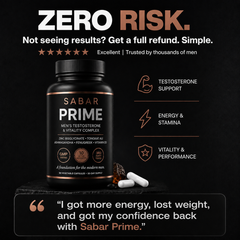 SABAR PRIME — Men's Testosterone & Vitality Complex