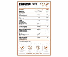 SABAR PRIME — Men's Testosterone & Vitality Complex
